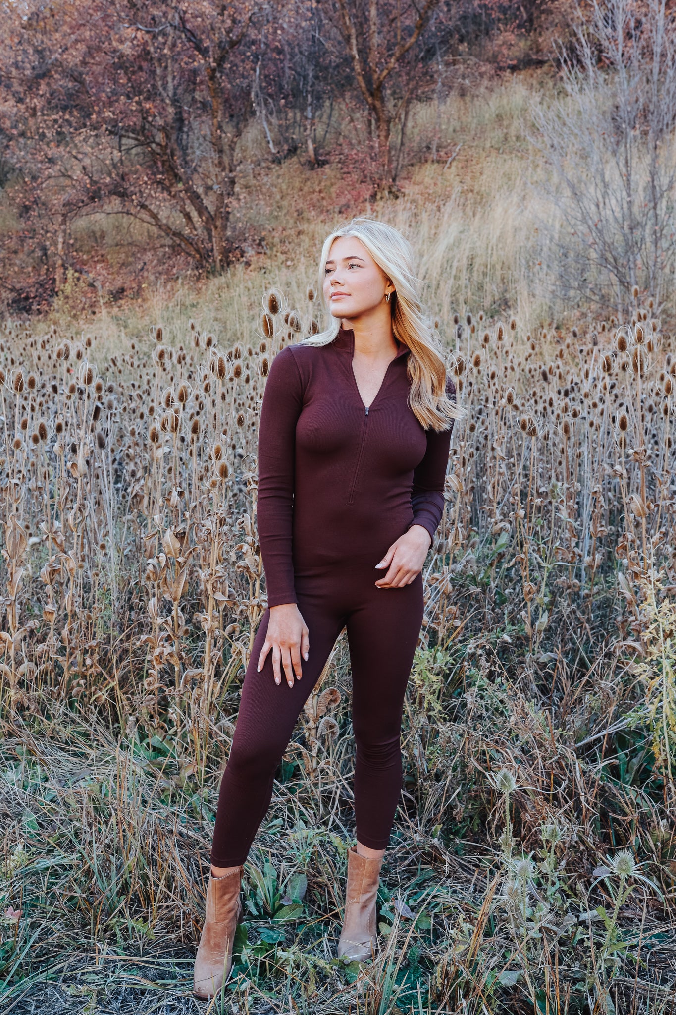 LOML Midnight Bodysuit In Brown