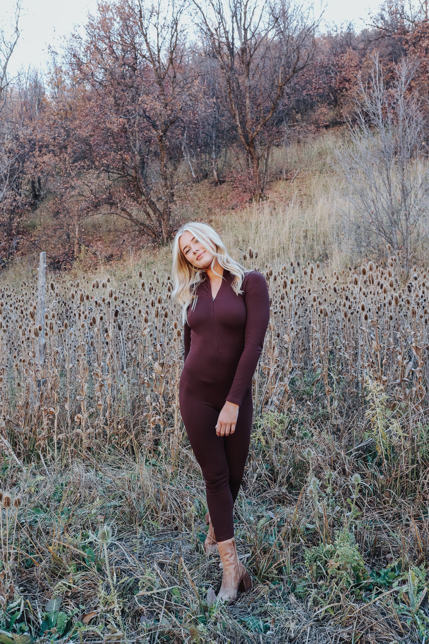 LOML Midnight Bodysuit In Brown