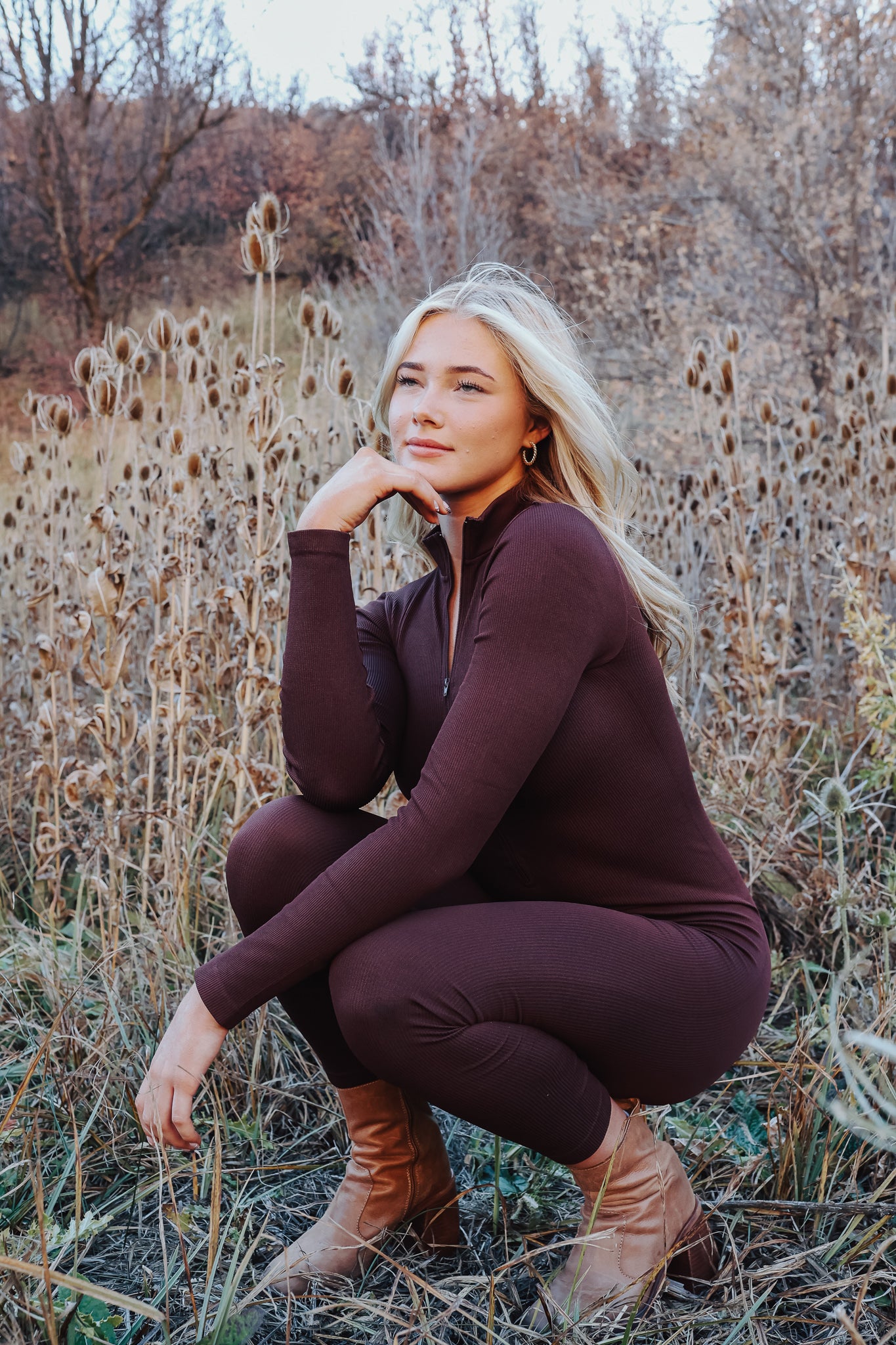 LOML Midnight Bodysuit In Brown