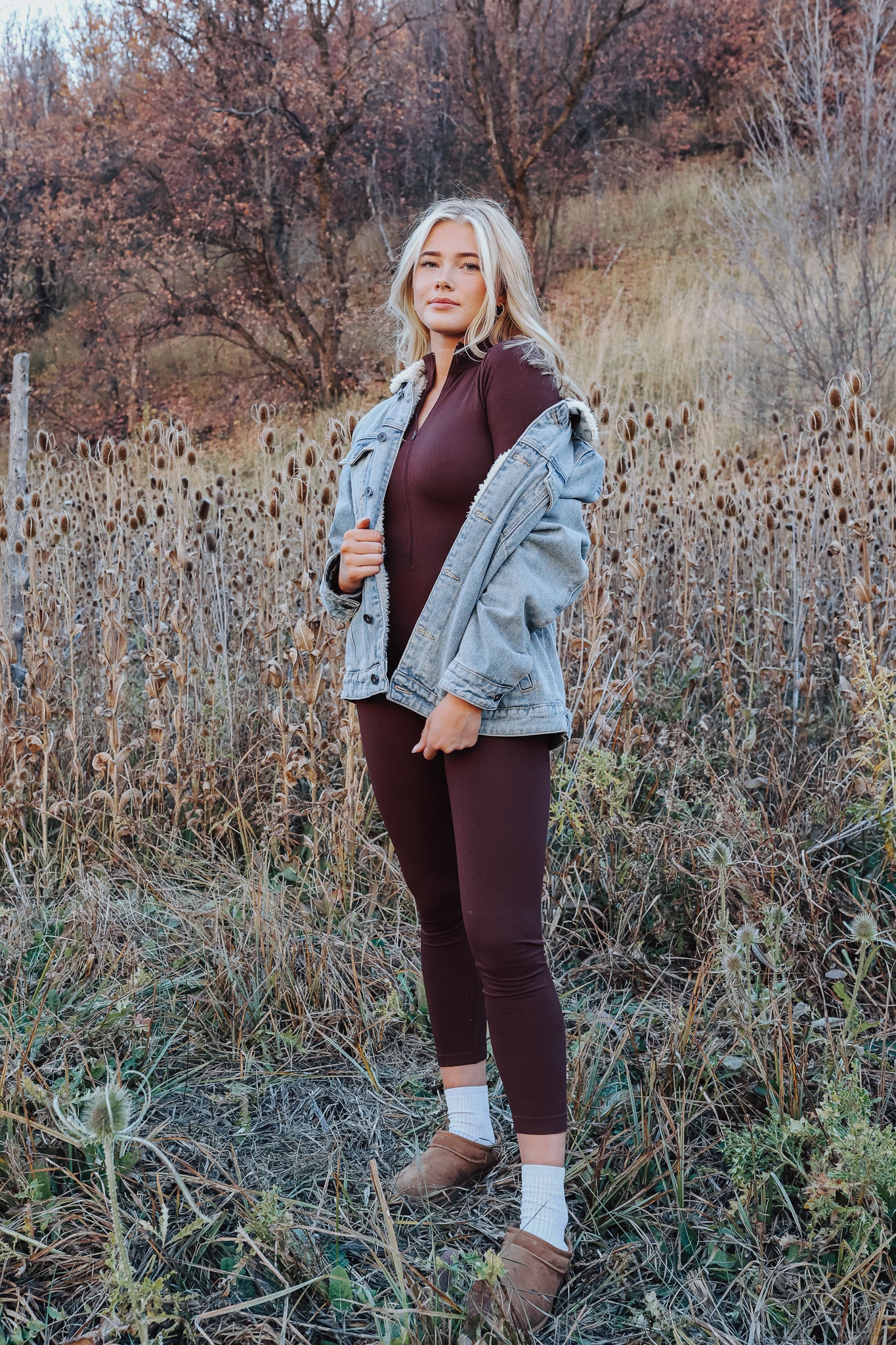 LOML Midnight Bodysuit In Brown