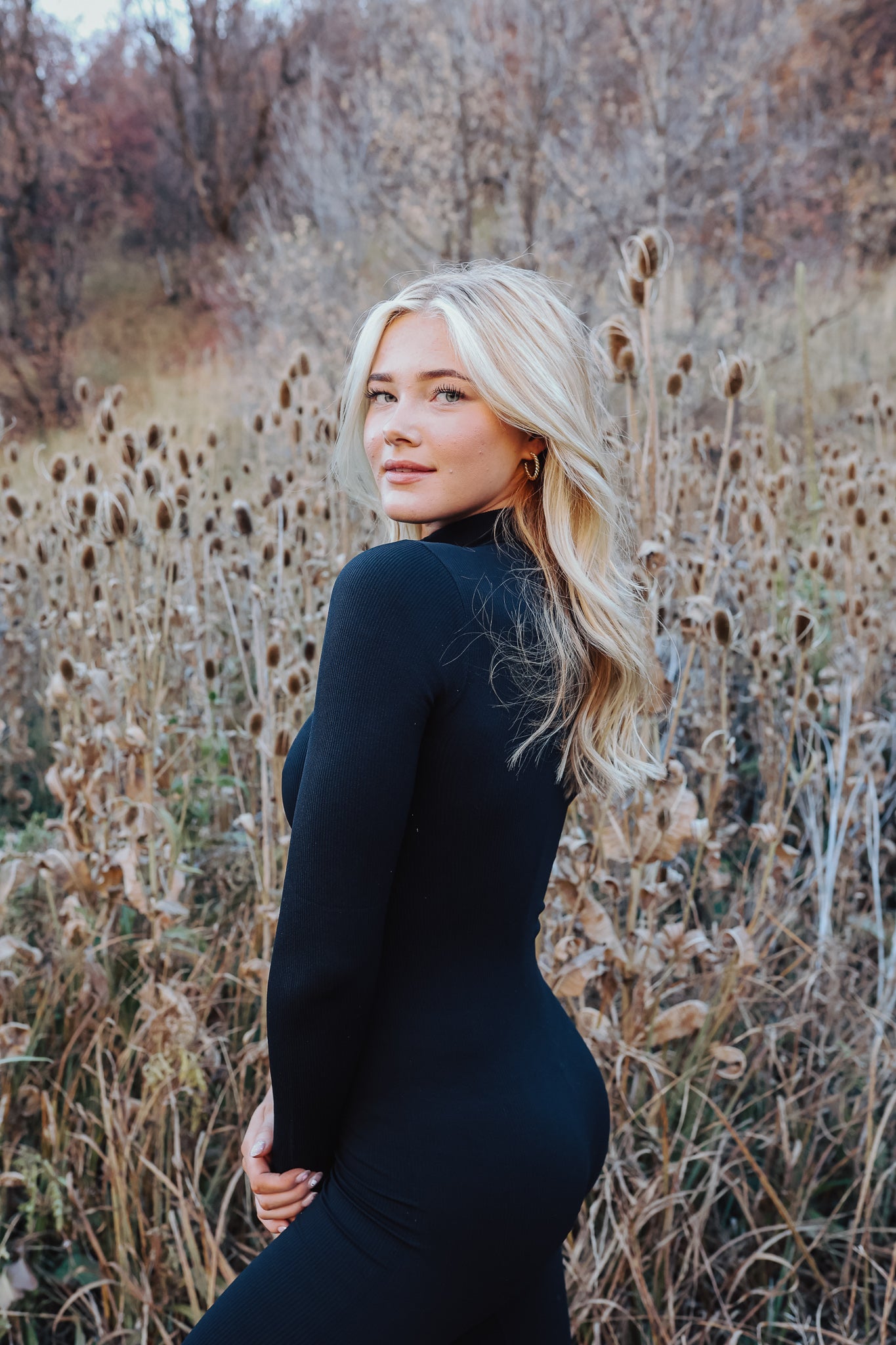 LOML Midnight Bodysuit in Black