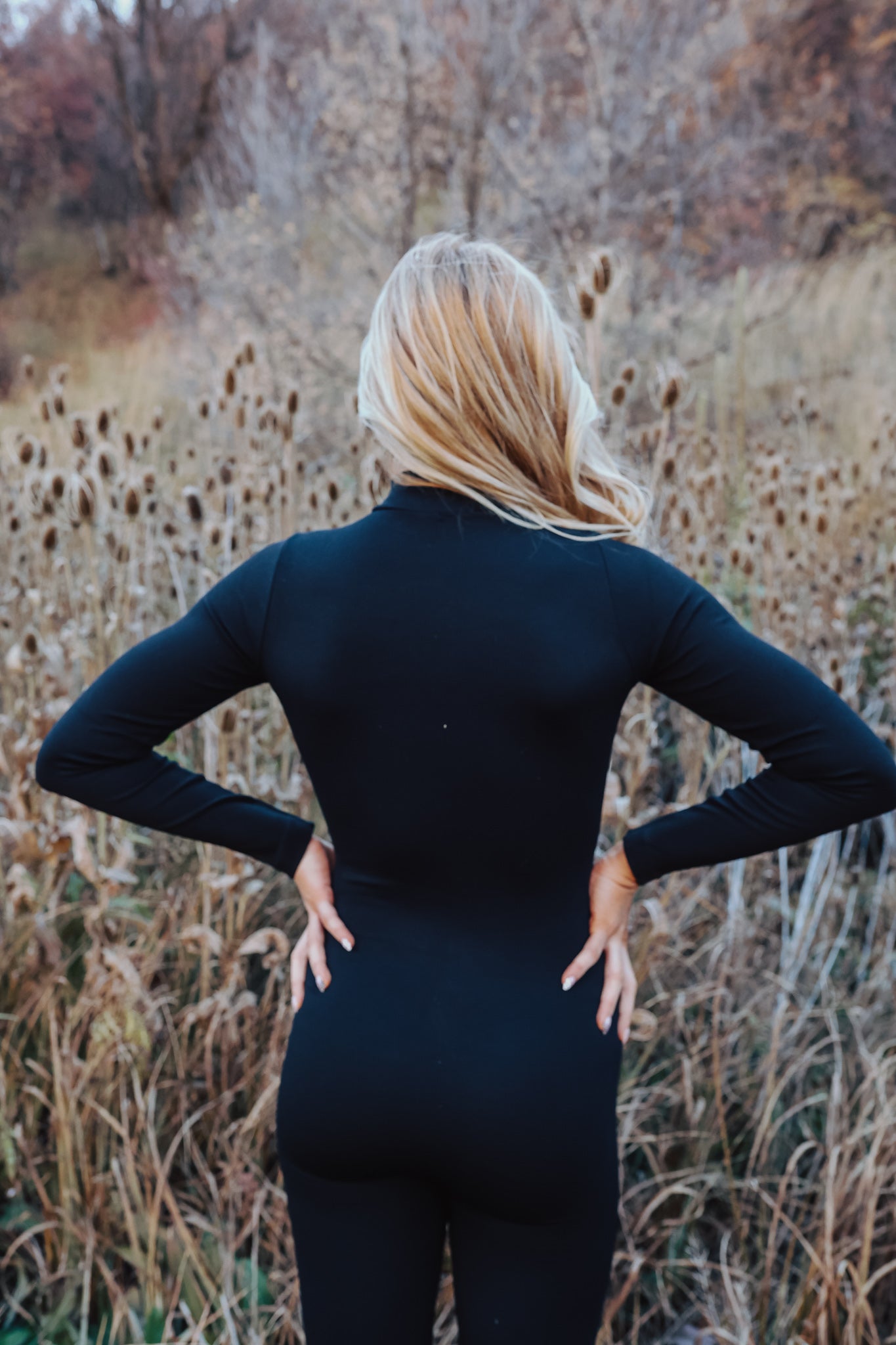 LOML Midnight Bodysuit in Black