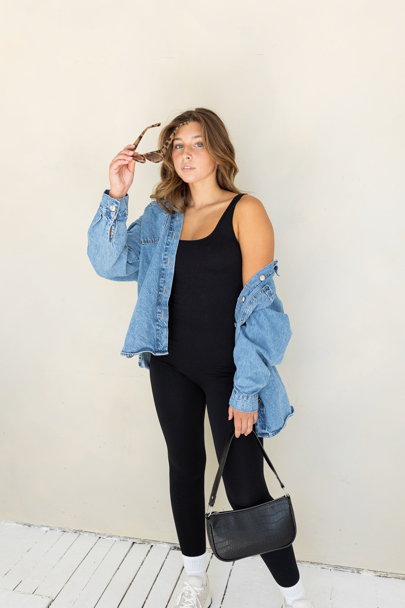 She's Casual Bodysuit In Black