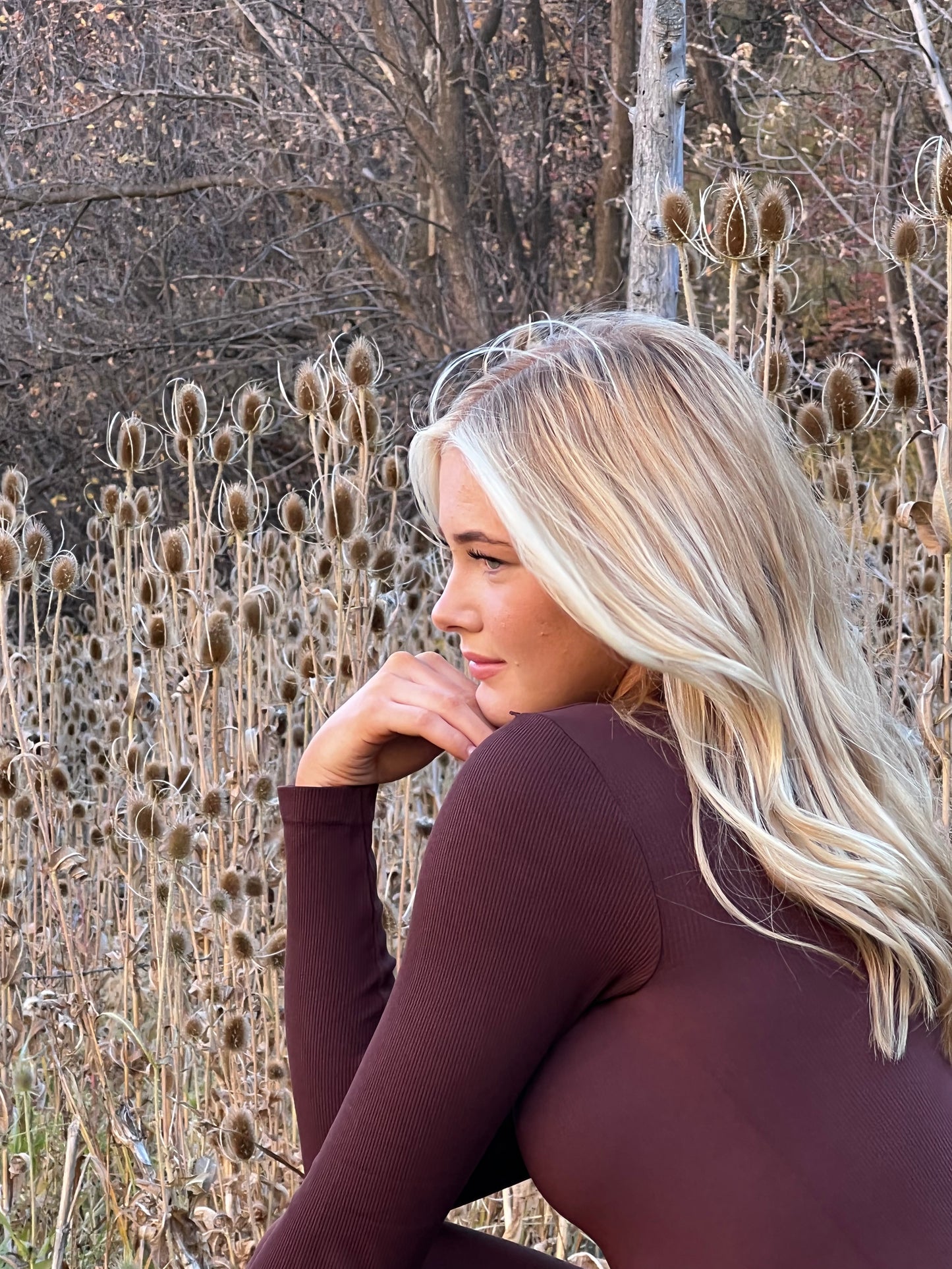 LOML Midnight Bodysuit In Brown