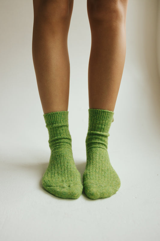 Riot Pastel Club Socks in- Olive (FALL RESTOCK PRE-ORDER)