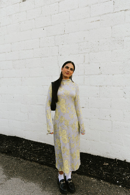 Sunday Pineapple Pillow Maxi Dress