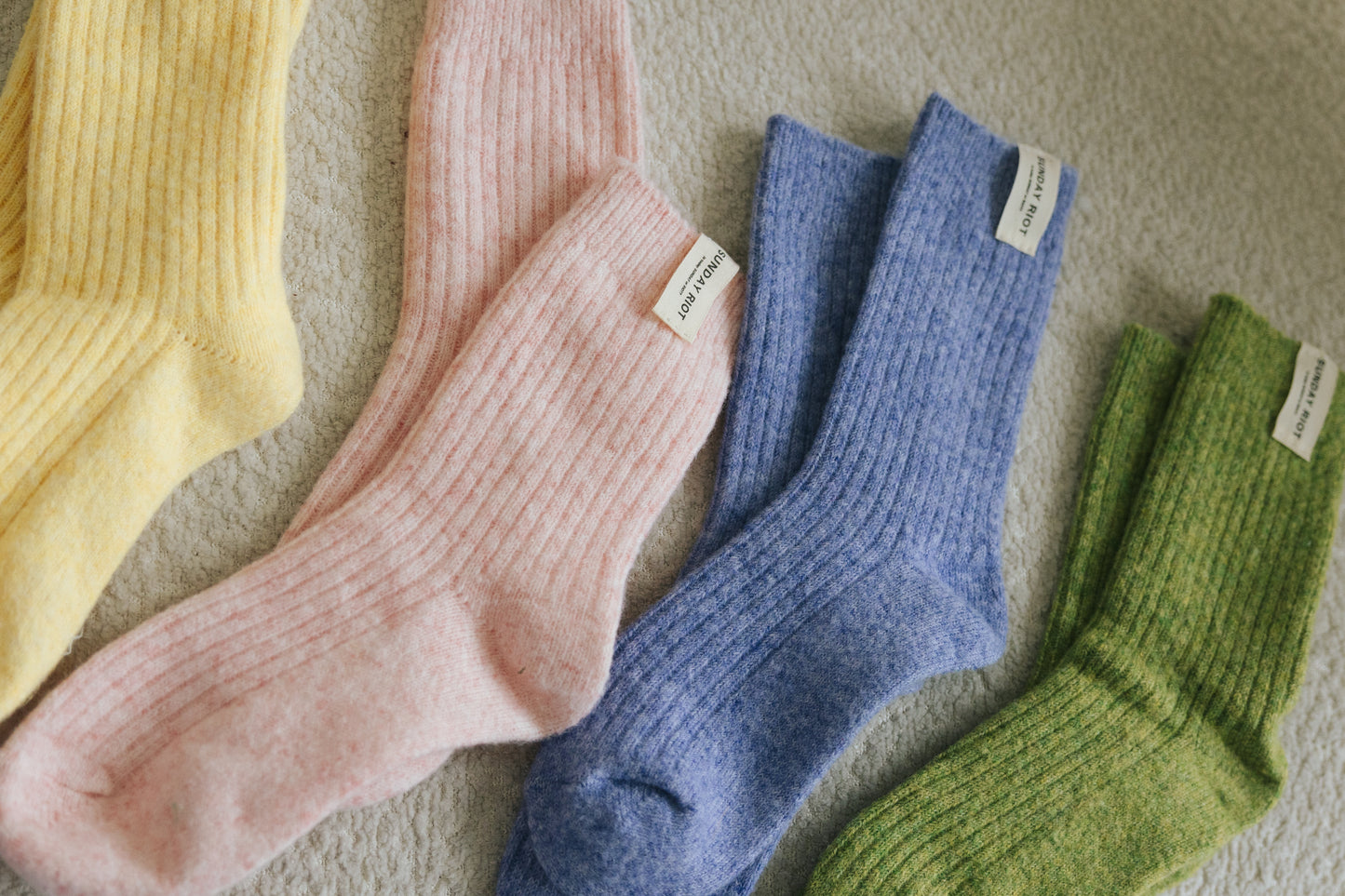 Riot Pastel Club Socks in- Blueberry (Restock)