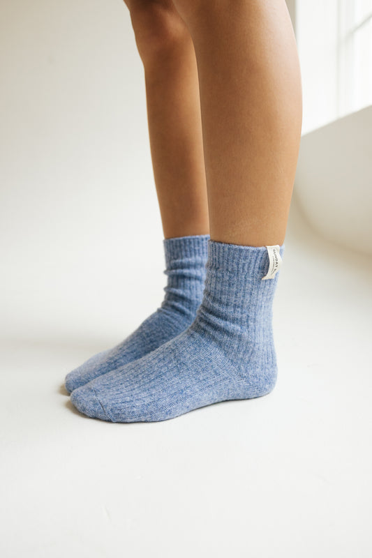 Riot Pastel Club Socks in- Blueberry (Restock)