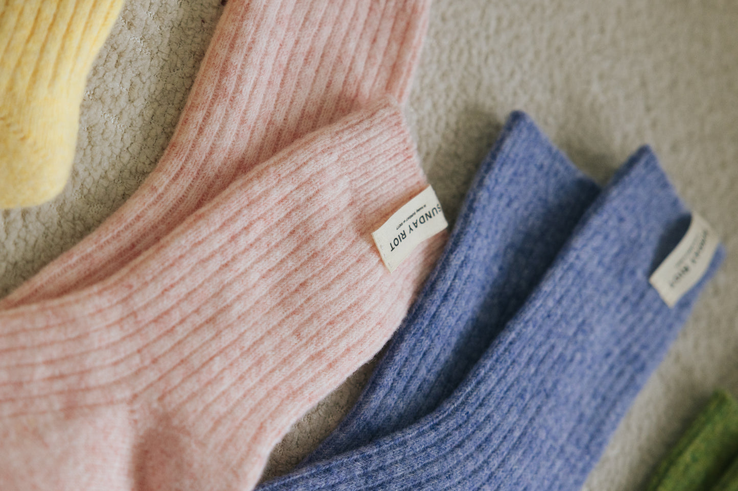 Riot Pastel Club Socks in- Blueberry (Restock)