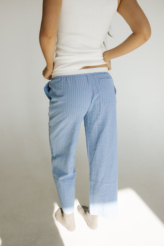 Riot Lined Boxer Pants in- Sky