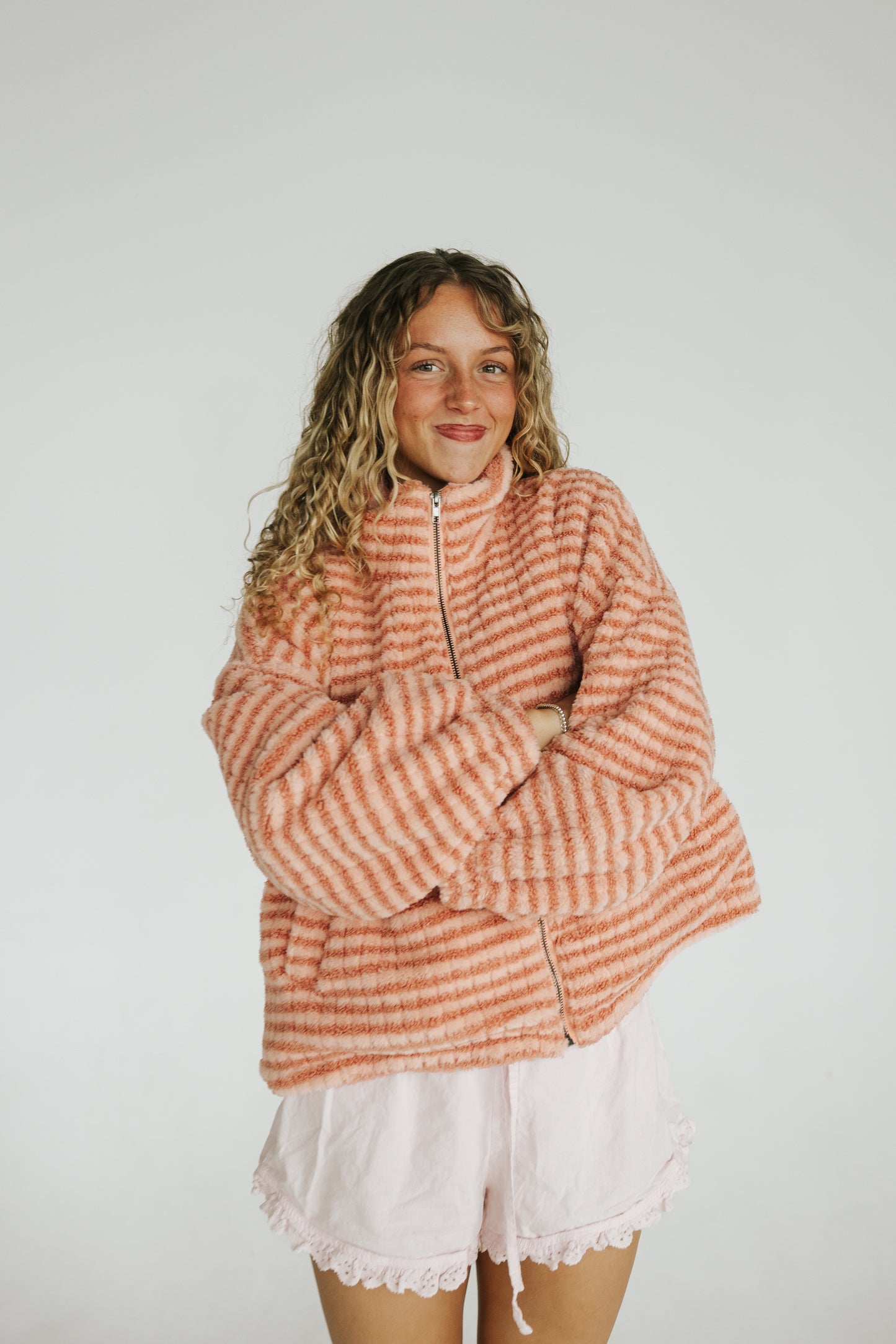 Riot Fuzzy Striped Sherpa