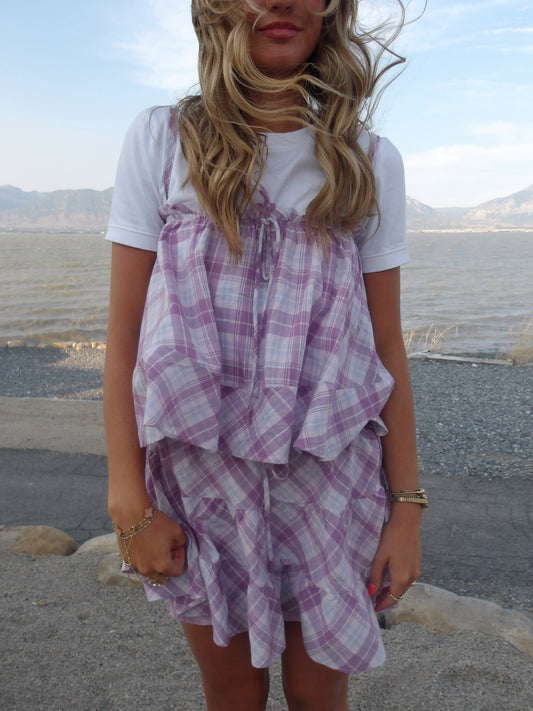 Sunday Ruffleberry Skort Set