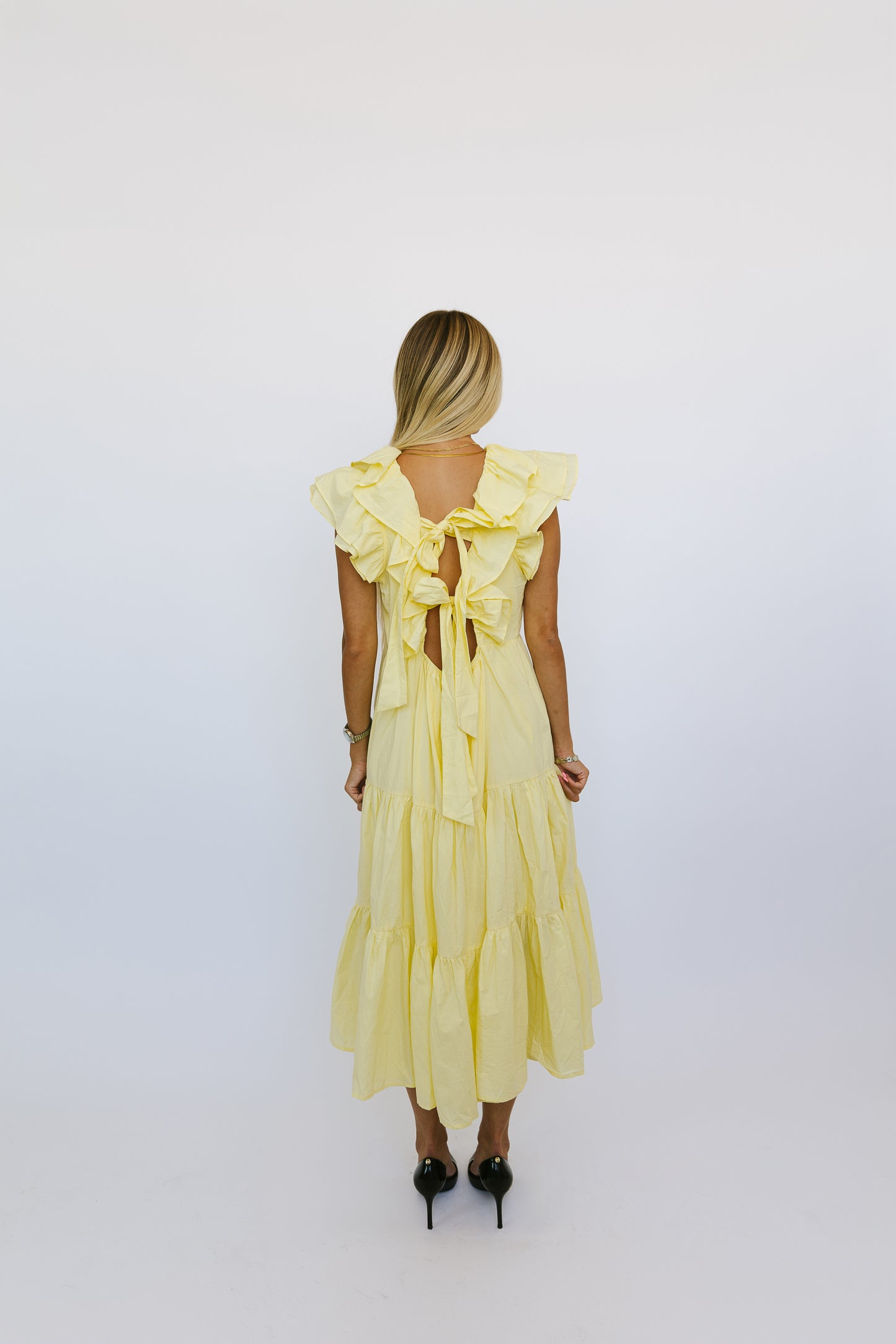 Sunday Sunlit Ruffles Dress