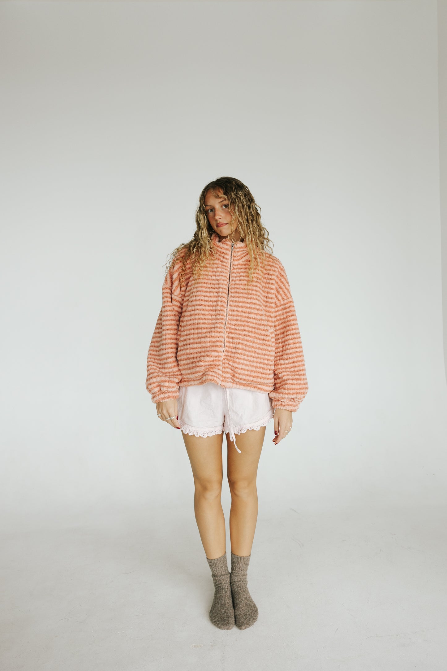 Riot Fuzzy Striped Sherpa