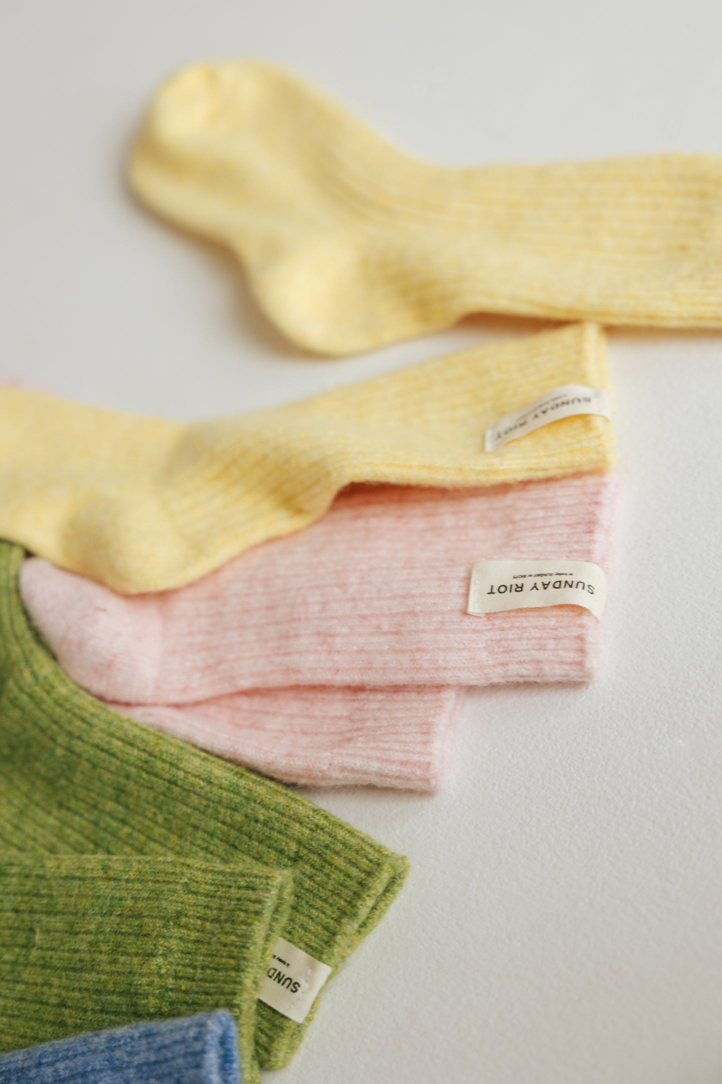 Riot Pastel Club Socks in- Butter