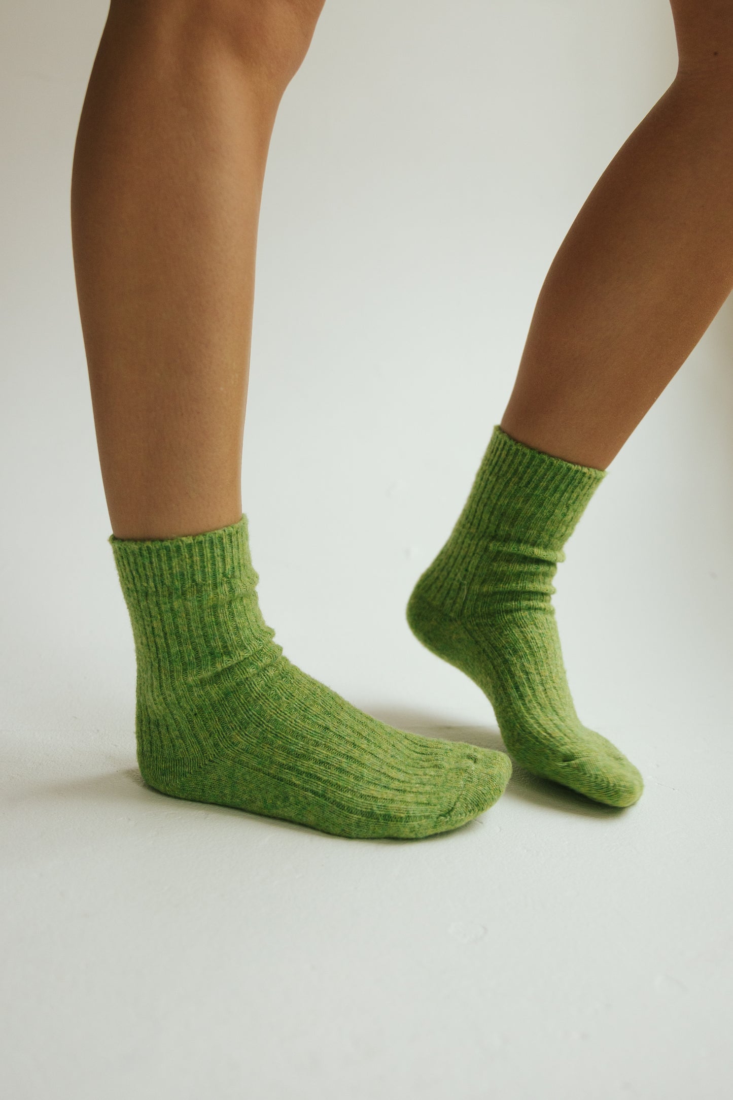 Riot Pastel Club Socks in- Olive