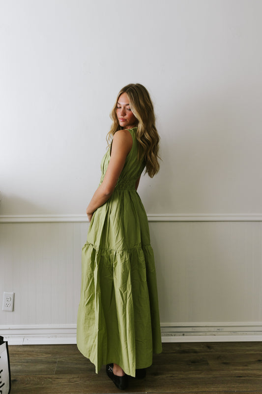 *RESTOCKED Sunday Olive You Maxi Dress