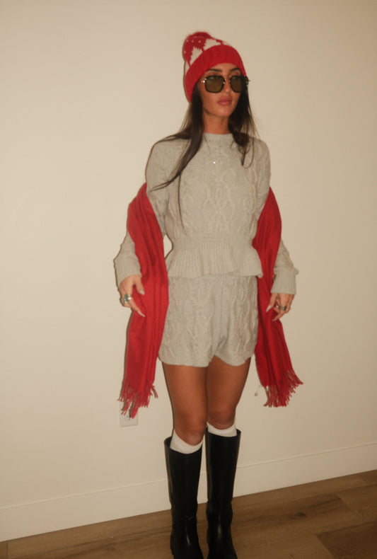 Riot Knitted Bunny Sweater Set