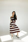 Sunday Cloud Striped Maxi Dress