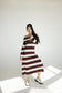 Sunday Cloud Striped Maxi Dress