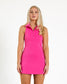 Riot Courtside Dress in Sonic Pink