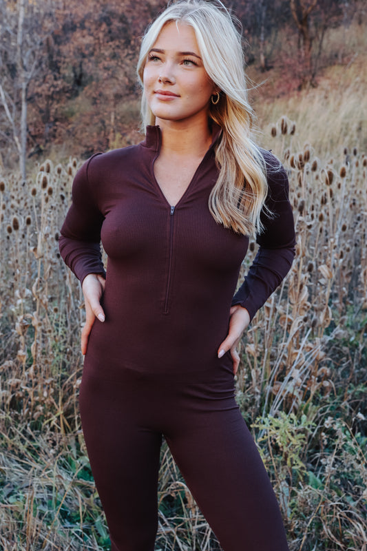 LOML Midnight Bodysuit In Brown