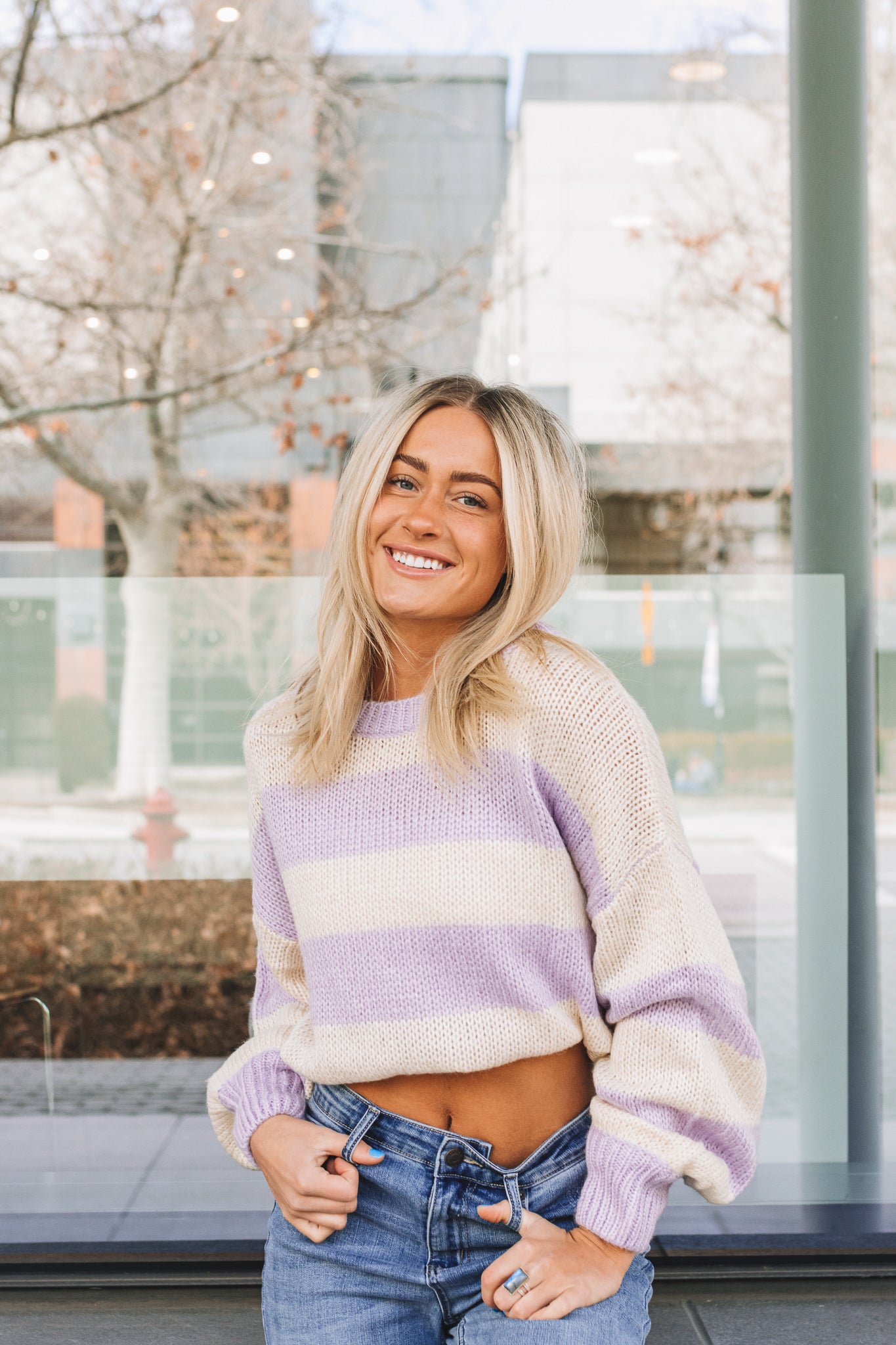 Lavender Madness Sweater