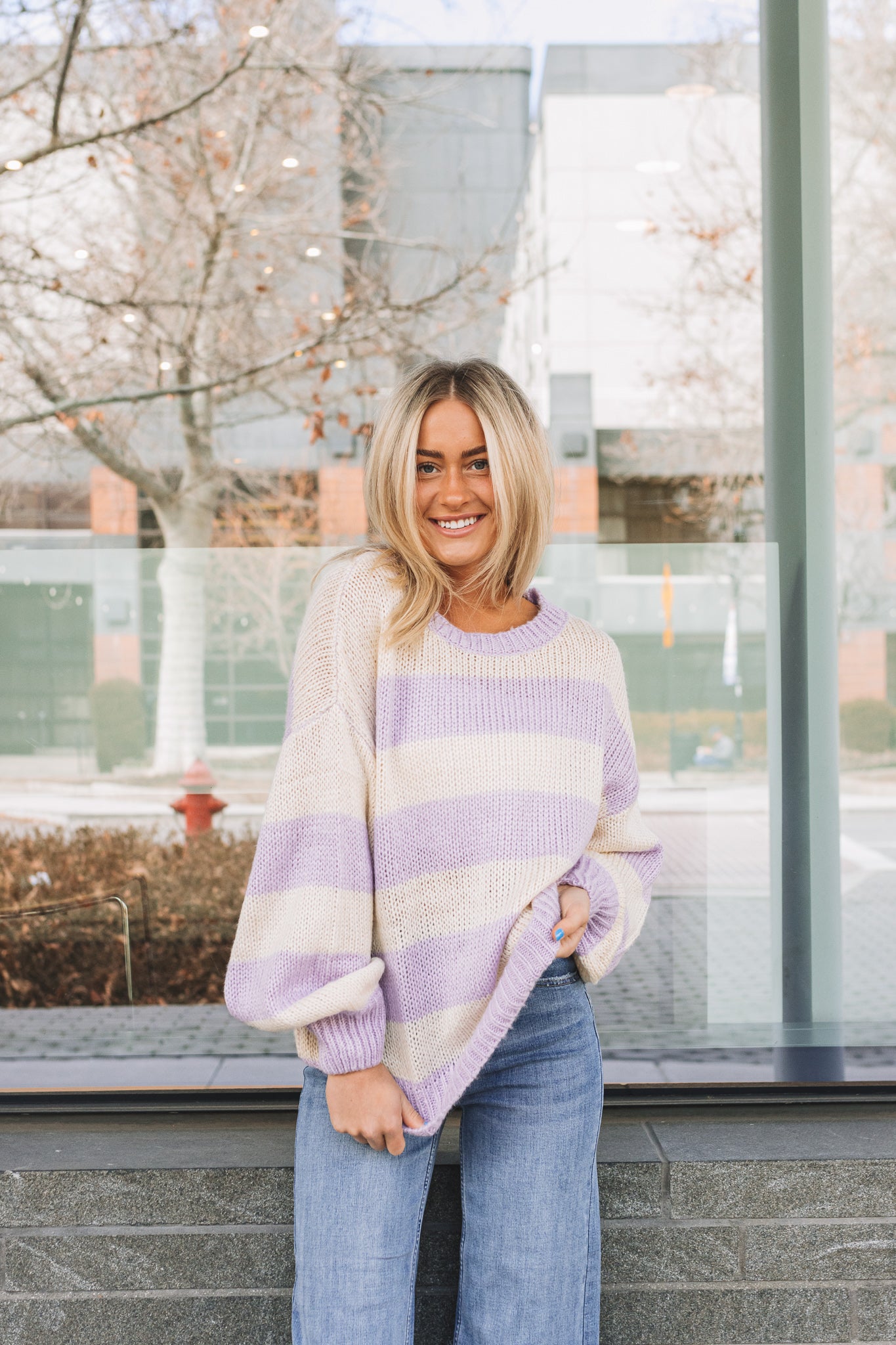 Lavender Madness Sweater