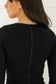 LOML Long Sleeve Bodysuit in Black