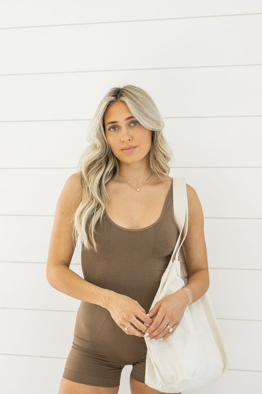 *RESTOCK* Freebie Bodysuit In Brown